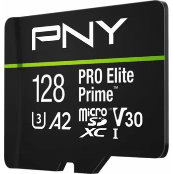 Paměťová karta PNY Paměťová karta Elite Prime 128GB microSDXC + SD adaptér + USB-A čtečka