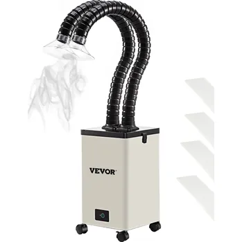 Digestoř Vevor Odsavač kouře 150 W, 106 CFM, 3-stupňové filtry, 3 rychlosti, hadice