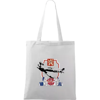 Nákupní taška ERB bojovali, abychom žili - Taška bavlněná - 42 x 38 cm ( Bílá )