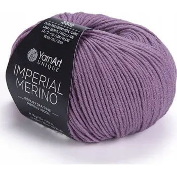 Příze Imperial merino 3322 - ŠPINAVÁ FIALOVÁ (Brudny Fiolet) - YarnArt - 100% merino vlna