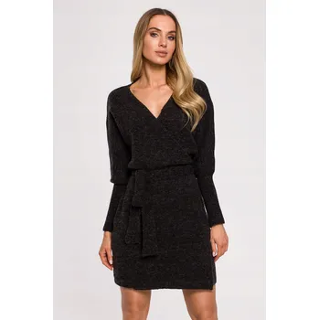 Dámské šaty Ležérní pletené midi šaty MOE velikosti L/XL