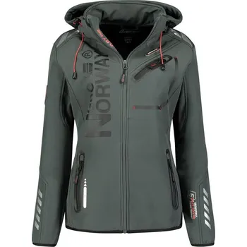 Dámská bunda Softshellová bunda Geographical Norway (WU8088F/GN D.GREY/BLACK) S