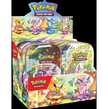 Karetní hra Pokémon TCG - Scarlet & Violet Prismatic Evolutions Mini Tin Display Box