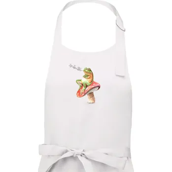 Kuchyňská zástěra To chce klid žába - Pánská zástěra na vaření - Univerzální velikost ( Bílá )