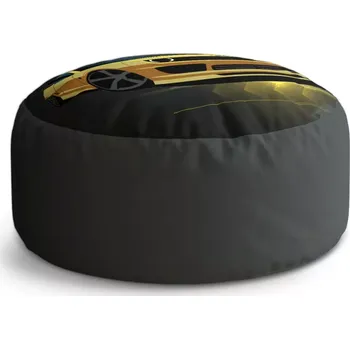 Taburet Sablio Taburet Circle Chevrolet Camaro Pruhy: 38x48 cm