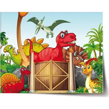 Plakát Sablio Plakát Dinosauři 4 - 60x40 cm