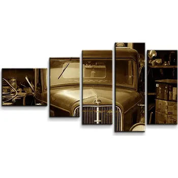 Obraz Sablio Obraz - 5-dílný Veterán - 100x60 cm