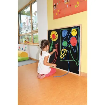 Kancelářský nábytek Senzorická tabule se suchými zipy, 70 x 70 cm