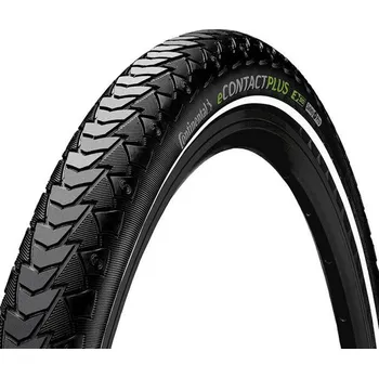 Komponent pro jízdní kolo Plášť CONTINENTAL Contact Plus 47-622 E-50 černý s reflexním proužkem Velikost: 47-622, Patla: drát