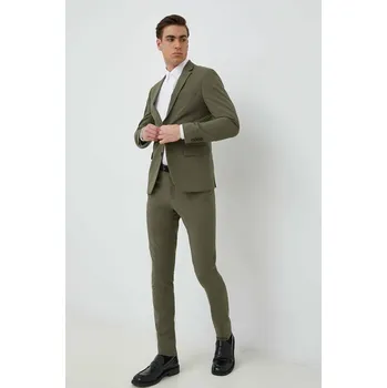 Pánský oblek Oblek Lindbergh 30.61040.OLIVE zelená 91X, vel. 54