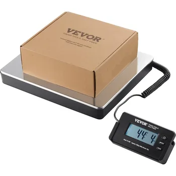 Kuchyňská váha Vevor Digitální poštovní váha 199,6 kg × 48 g, napájení ac/dc, lcd displej