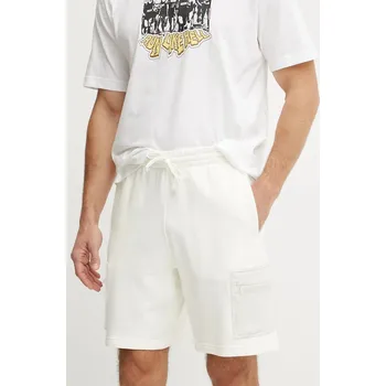 Pánské kraťasy Bavlněné šortky adidas ALL SZN CB Colorblock pánské, béžová barva, JN9483 01X, vel. XL