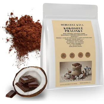 Káva Káva Kokosové pralinky arabica mletá 100 g