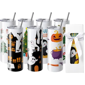 Vevor Sada 16 ks sklenic na sublimaci 20 oz/567 g, nerez dvoustěnný