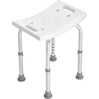 Koupelnové sedátko Vevor Sprchová židle nastavitelná výška, držadla, protiskluz, 158.8 kg