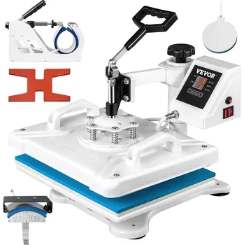 Dílenský lis Vevor Lis na sublimaci 30.5×38.1 cm 5v1 1250W s výklopnou hlavou 360°