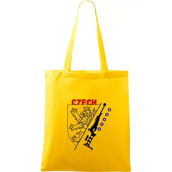 Biathlon - Czech Lion - Taška bavlněná - 42 x 38 cm ( Žlutá )