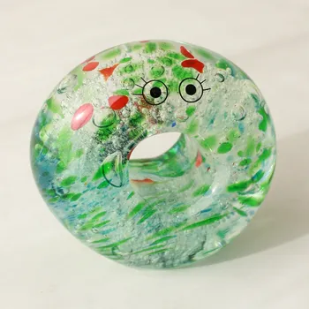 Studio Arhoj Skleněná figurka Crystal Blob Lagoon