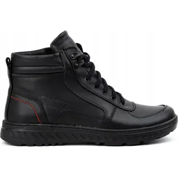 Pánská zimní obuv Pánské kotníkové boty boty Olivier Pánské zimní boty velikost 46