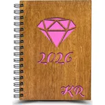 Ahome CZ Diář na míru Diamant Barva podkladu: bílá