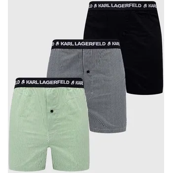 Boxerky Bavlněné boxerky Karl Lagerfeld tmavomodrá barva 221M2134 59X, vel. M