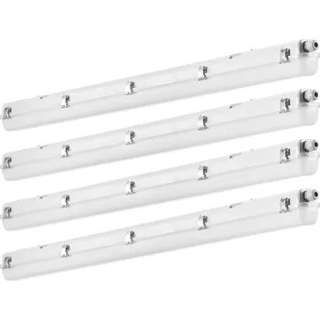 Vevor Led parotěsné svítidlo 1270 mm/4ft, 60W, 7400 lm, 5000K, IP65
