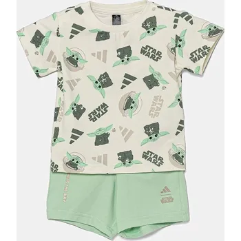 Dětská souprava adidas x Star Wars JF3628 zelená 07X, vel. 74