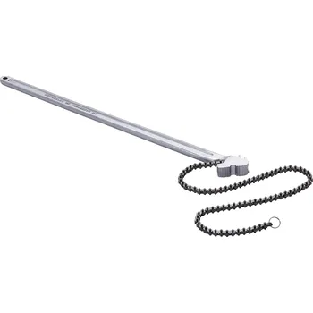 Dílna Vevor Řetězový klíč na trubky 48 inch, pro průměr do 13.4 inch, crv reverzní