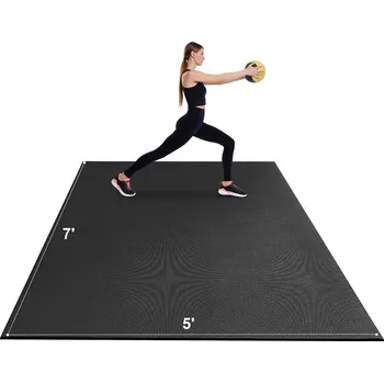 podložka na cvičení Vevor Podložka na jógu 7×5ft, protiskluzová, vysoká hustota, s taškou