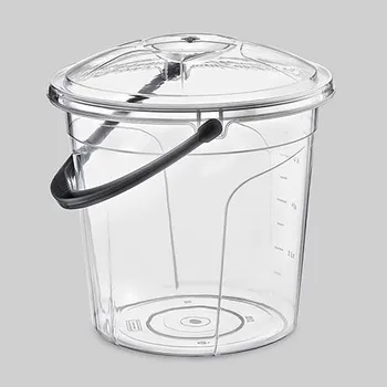 Dóza na potraviny POLY TIME Vědro 10L PH s víkem, atest potraviny POLY čiré
