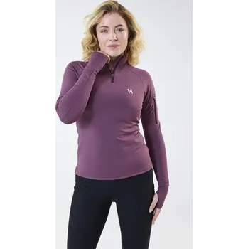 Dámské tričko HORSEWARE Triko zimní Strive Horseware, se zipem, dámské, celestial purple XXL