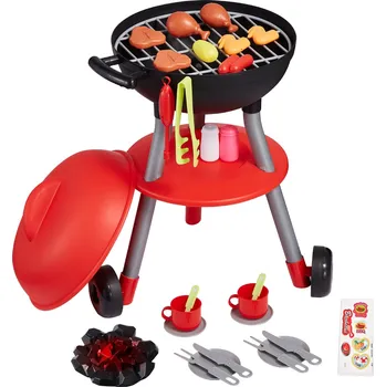 Hračka pro nejmenší Vevor Dětský gril na hraní 28 dílů se zvukem a světlem, pro 3–5 let