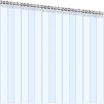 pant Vevor Pásový pvc závěs do dveří 152.4 × 213.4 cm průhledný pro mrazírny