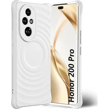 CAUHENYEE Pouzdro pro Honor 200 Pro, ultra tenké, měkké TPU silikonové pouzdro odolné proti nárazu