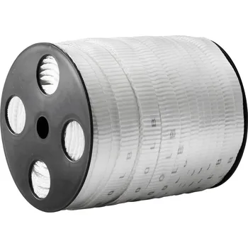 Stahovací páska Vevor Polyesterová tahací páska 3/4"×265' 2500 lbf tištěná, bílá