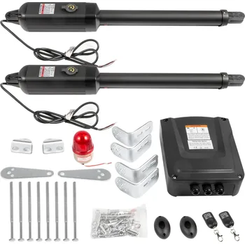 Pohon brány Vevor Automatický otvírák dvoukřídlé brány s kyvným mechanismem 457 mm