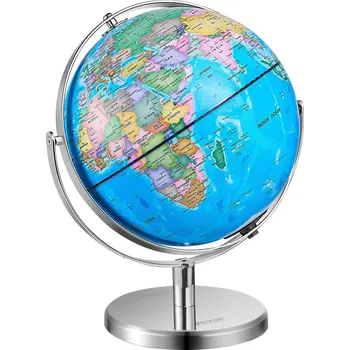 Bytová dekorace Vevor Rotující globus na stojanu 13 in/330.2 mm, 720°, mapy v angličtině