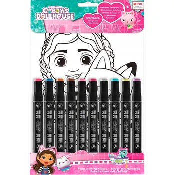 Malování podle čísel Kids Euroswan Gábinin Kouzelný Domek GD00029