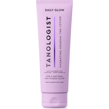 Samoopalovací přípravek TANOLOGIST Daily Glow hydratační tělové mléko pro postupné opálení odstín Light To Medium 250 ml