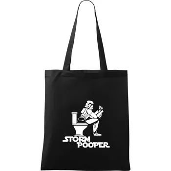 Nákupní taška SW - Storm pooper - Taška bavlněná - 42 x 38 cm ( Černá )