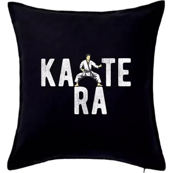 Polštář Karate bojovník - Polštář 50x50 - 50x50 - Pouze potah ( Černá )