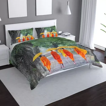 Povlečení Sablio Povlečení Mniši - 140x220 / 90x70