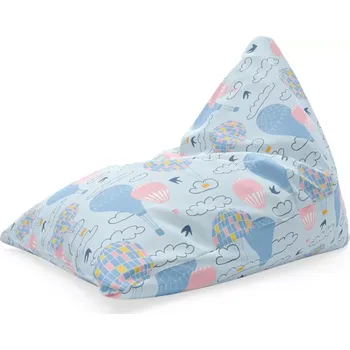 Sedací pytel Sablio Sedací vak Triangl Horkovzdušné barevné balóny: 120 x 100 x 100 cm