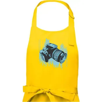 Kuchyňská zástěra Zrcadlovka v přírodě - Pánská zástěra na vaření - Univerzální velikost ( Žlutá )