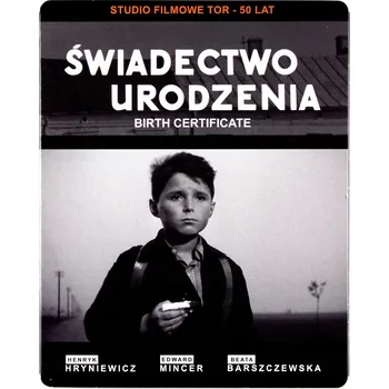 Blu-ray film Świadectwo Urodzenia (Digitally Restored) (steelbook) Blu-ray disk