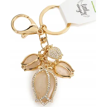 Kovový Přívěsek Na Klíče na klíče s květinou Little Angel