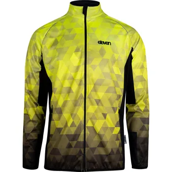 Cyklistická bunda Pánská lehká bunda ELEVEN Clark Tripeak Fluo žlutá Velikost: 3XL