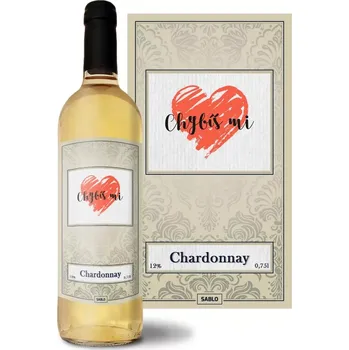 Víno Sablio Bílé víno Chybíš mi 2: 0,75 l