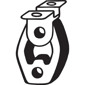 Výfukový systém Bosal 255-161 Gumový řemen, výfukový systém