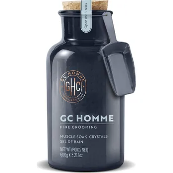 Koupelová sůl Grace Cole – Pánské krystaly do koupele v dóze, černý pepř, 600 g